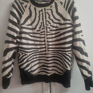 A.L.C.,  size S , Black and White, zebra print sweater